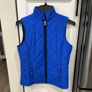 Blue Quilted Vest